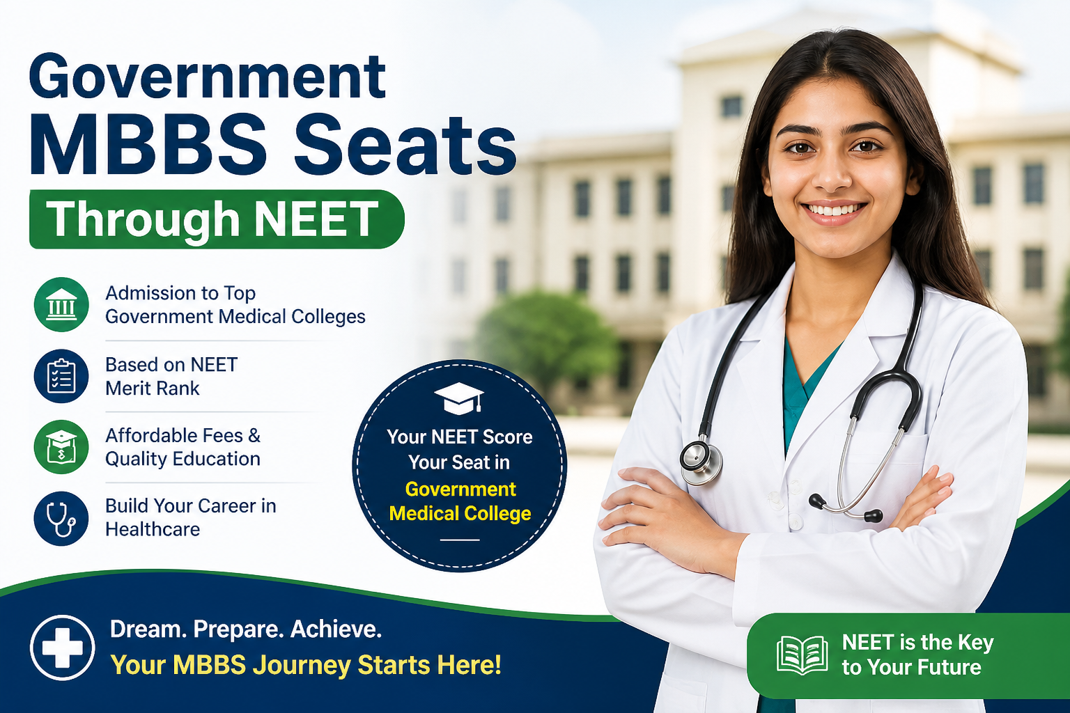 Government MBBS Seats Through NEET: Complete Guide for 2026 Aspirants