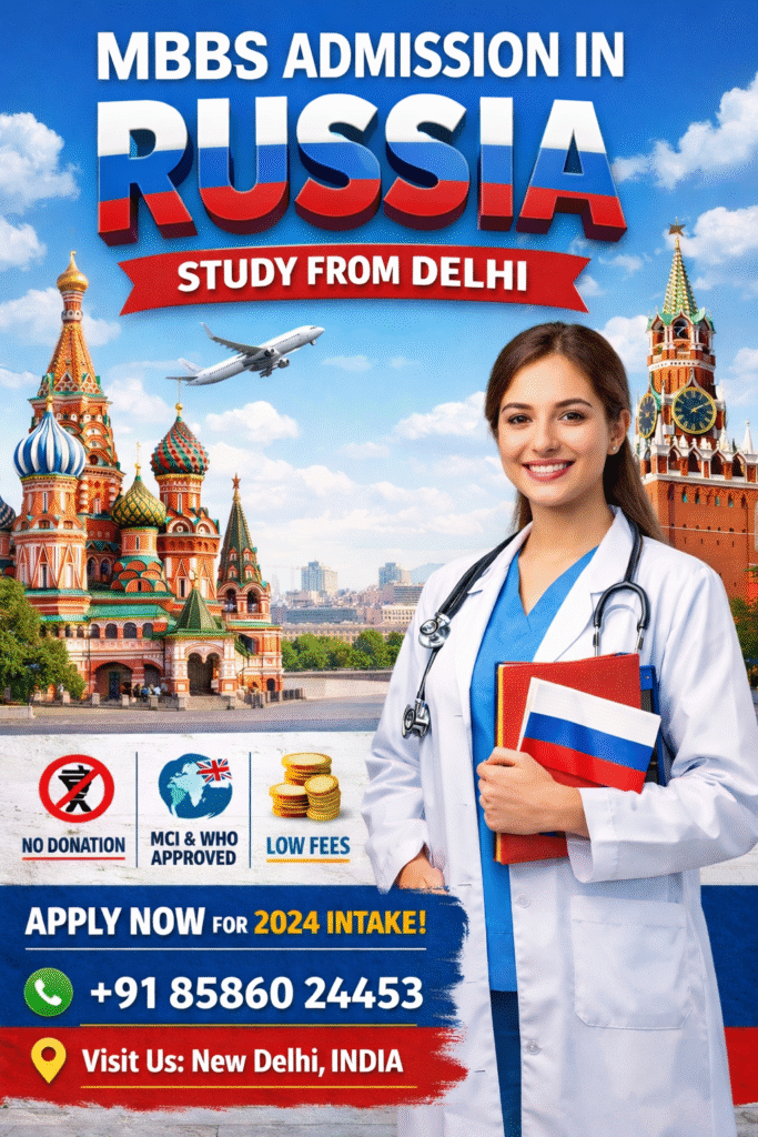 MBBS Admission in Russia Delhi: Your Gateway to a Global Medical Career