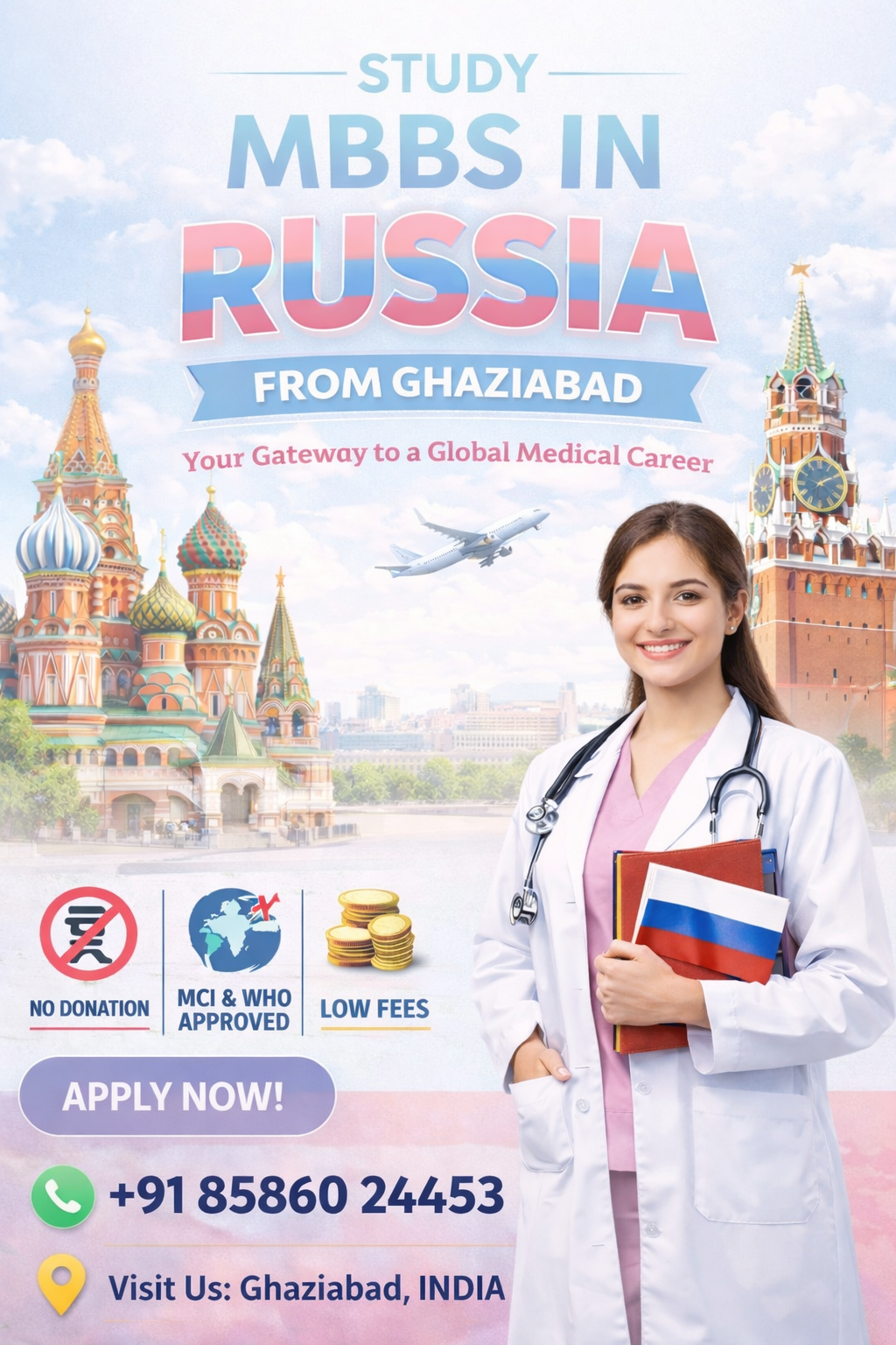Study MBBS in Russia from Ghaziabad: Your Gateway to a Global Medical Career