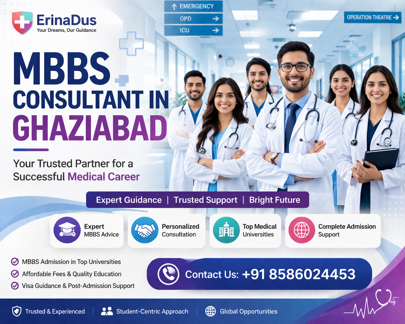 MBBS Consultant in Ghaziabad: Your Trusted Guide to Study Medicine Abroad